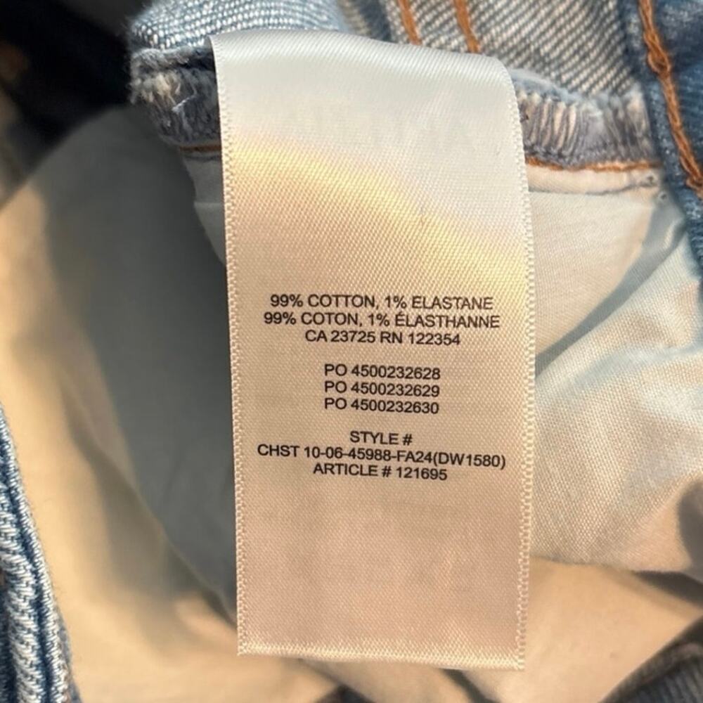 Denim Forum Aritzia Size 25 High Rise Straight Leg Jeans - Picture 5 of 5